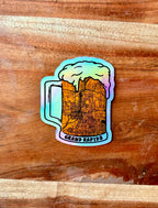 Waterproof Holographic Grand Rapids Beer Sticker