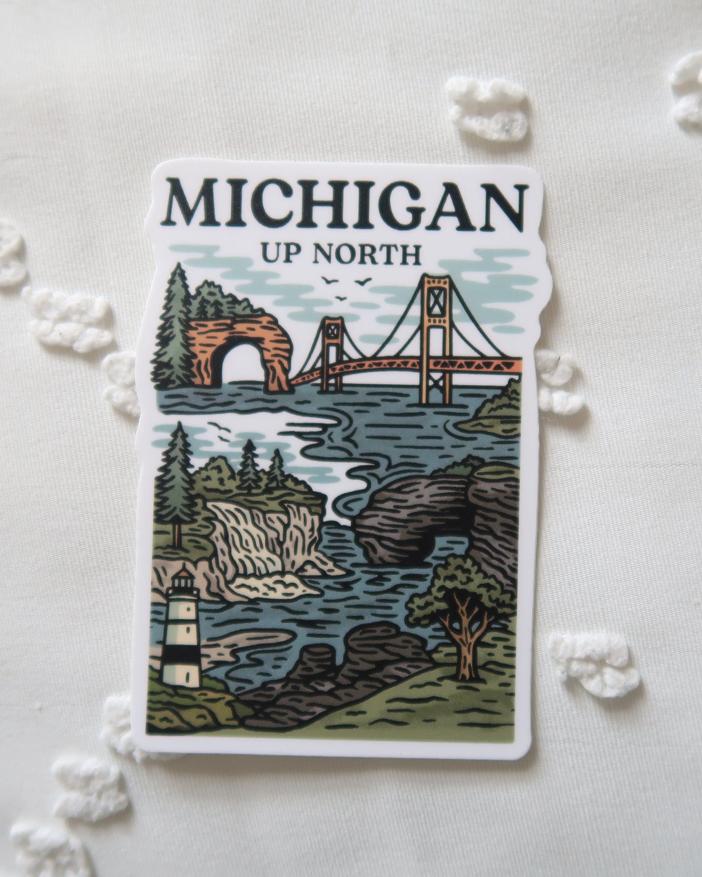 Up North Sticker