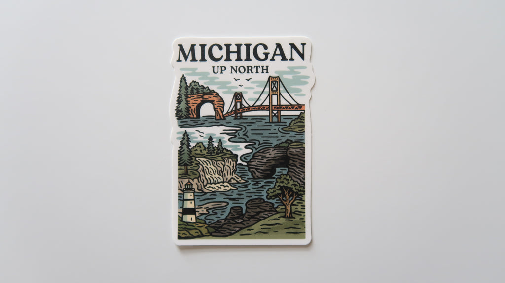 Up North Sticker
